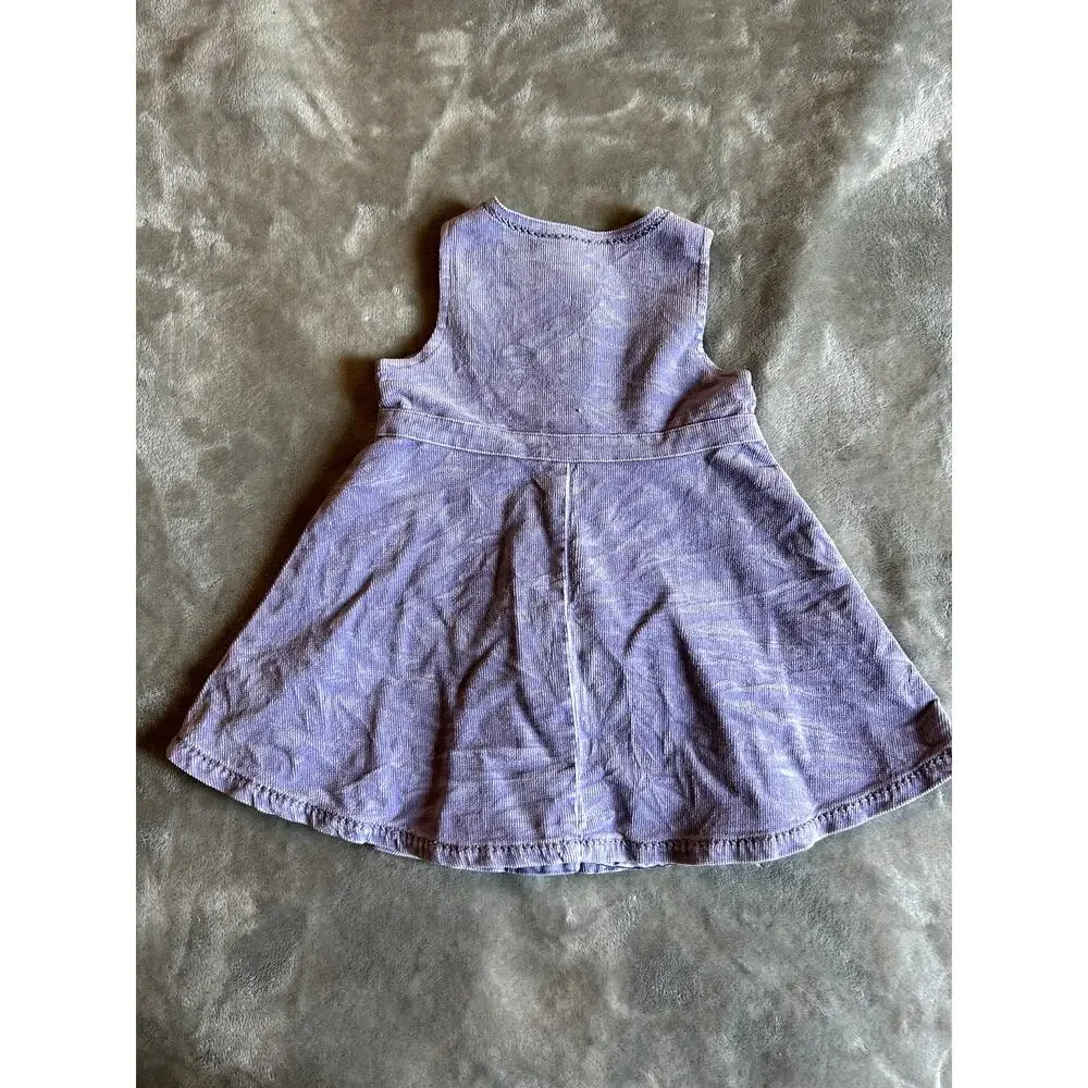Purple/Lavender Corduroy Button Front Gap Dress, Vintage, Boho, Retro, Y2K